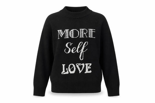 Womens UK Size S Papaya Black Pullover Jumper