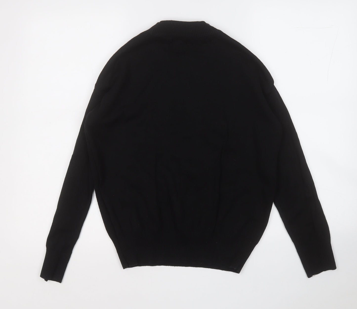 Womens UK Size S Papaya Black Pullover Jumper