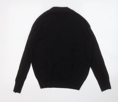 Womens UK Size S Papaya Black Pullover Jumper