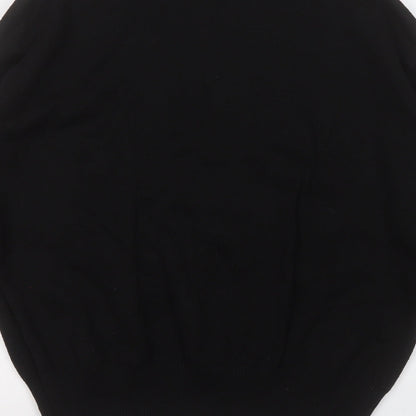 Womens UK Size S Papaya Black Pullover Jumper