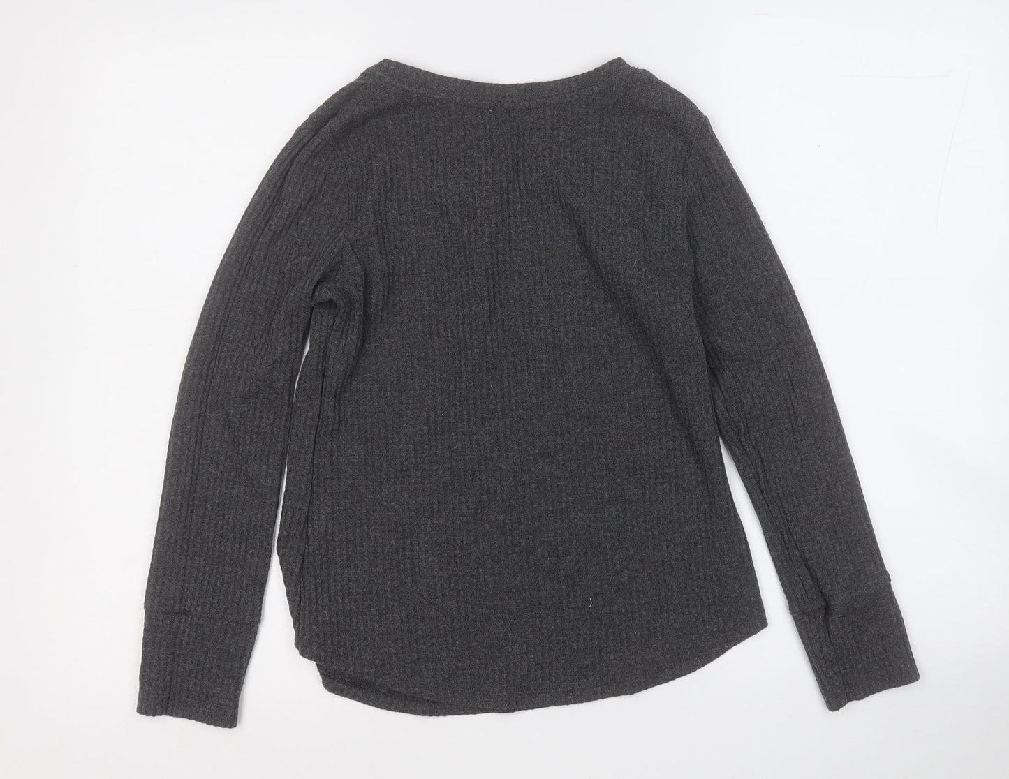 Womens UK Size 10 Papaya Grey Pullover Jumper