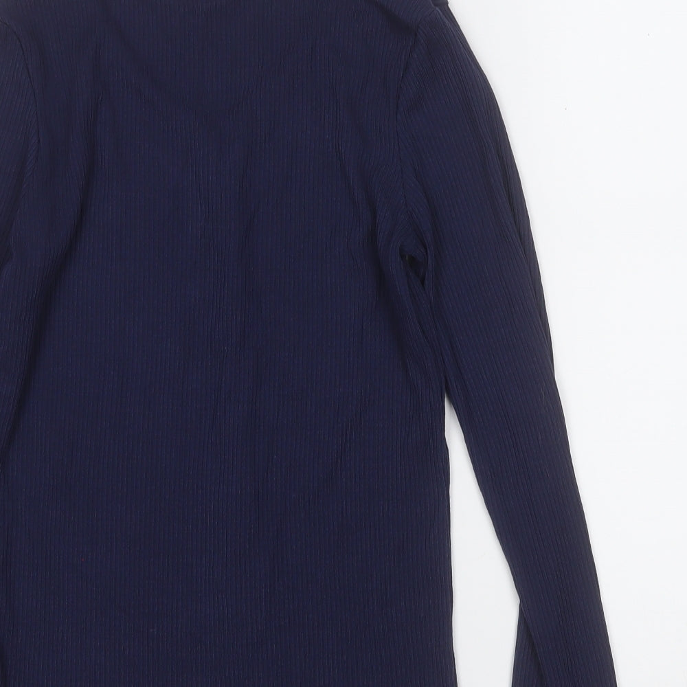 Womens UK Size 10 Papaya Blue Pullover Jumper