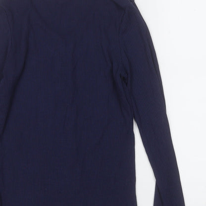 Womens UK Size 10 Papaya Blue Pullover Jumper