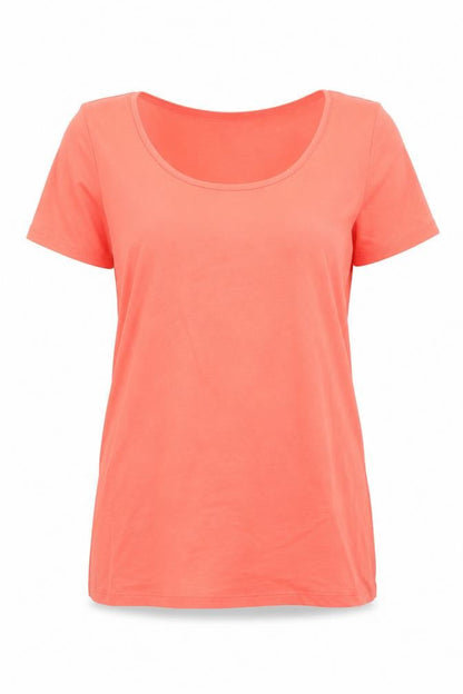 Womens UK Size 14 F&F Orange Basic T-Shirt