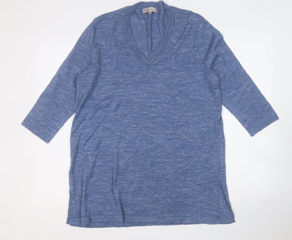 Womens UK Size 16 Amaryllis Blue Pullover Jumper