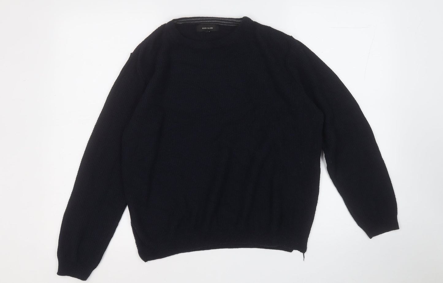 Womens UK Size S River Island Blue Pullover Jumper