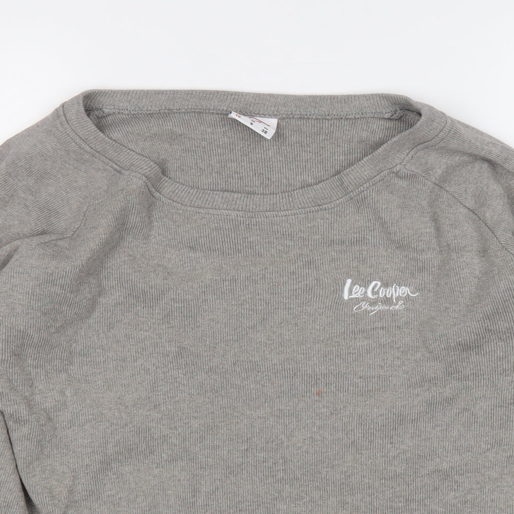Womens UK Size 10 Lee Cooper Beige Pullover Sweatshirt