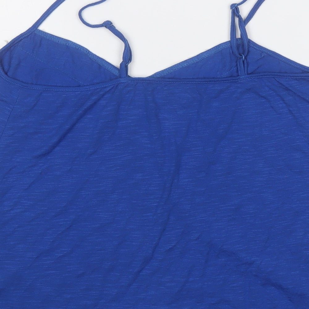 Womens UK Size 10 love to lounge Blue Basic Tank