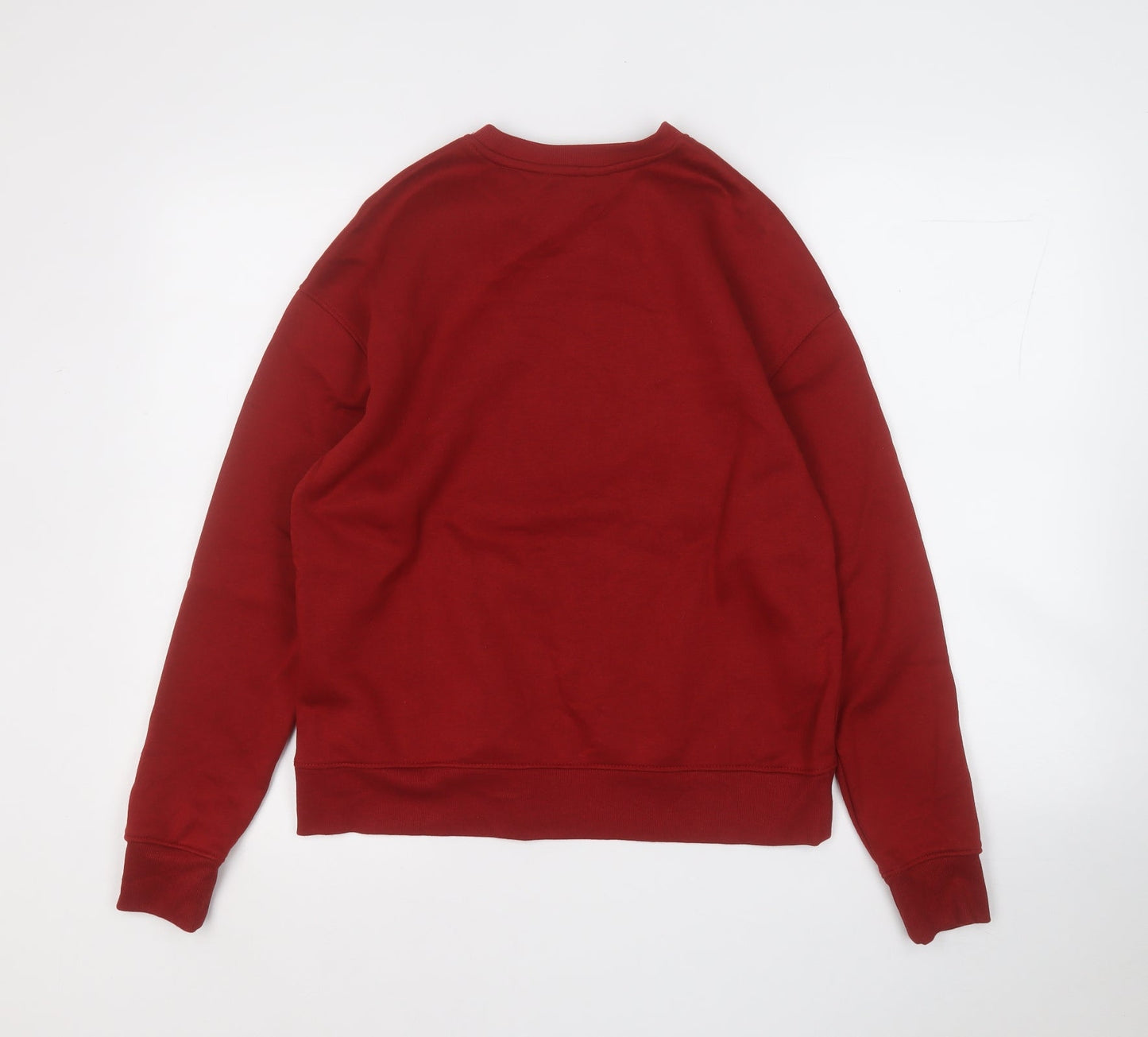 Primark Womens Red  Polyester Pullover Sweatshirt Size 6
