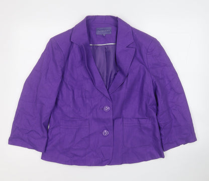 Autonomy Womens Purple   Gilet Blazer Size 16