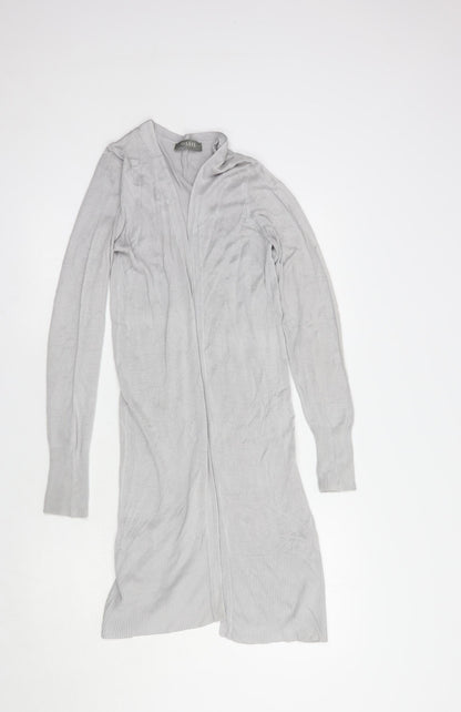 Womens UK Size XS Oasis Grey Cardigan Jumper