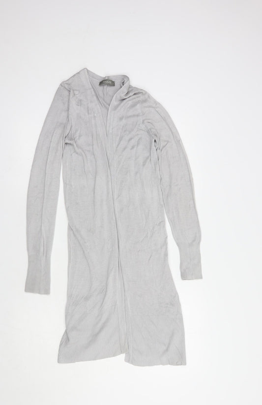 Womens UK Size XS Oasis Grey Cardigan Jumper