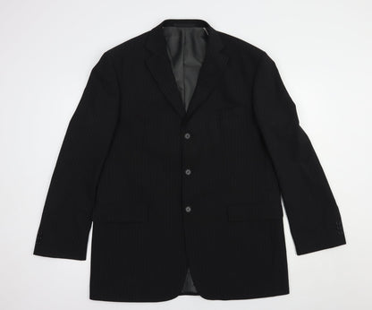 Mens UK Size M Marks and Spencer Regular Black Suit Jacket