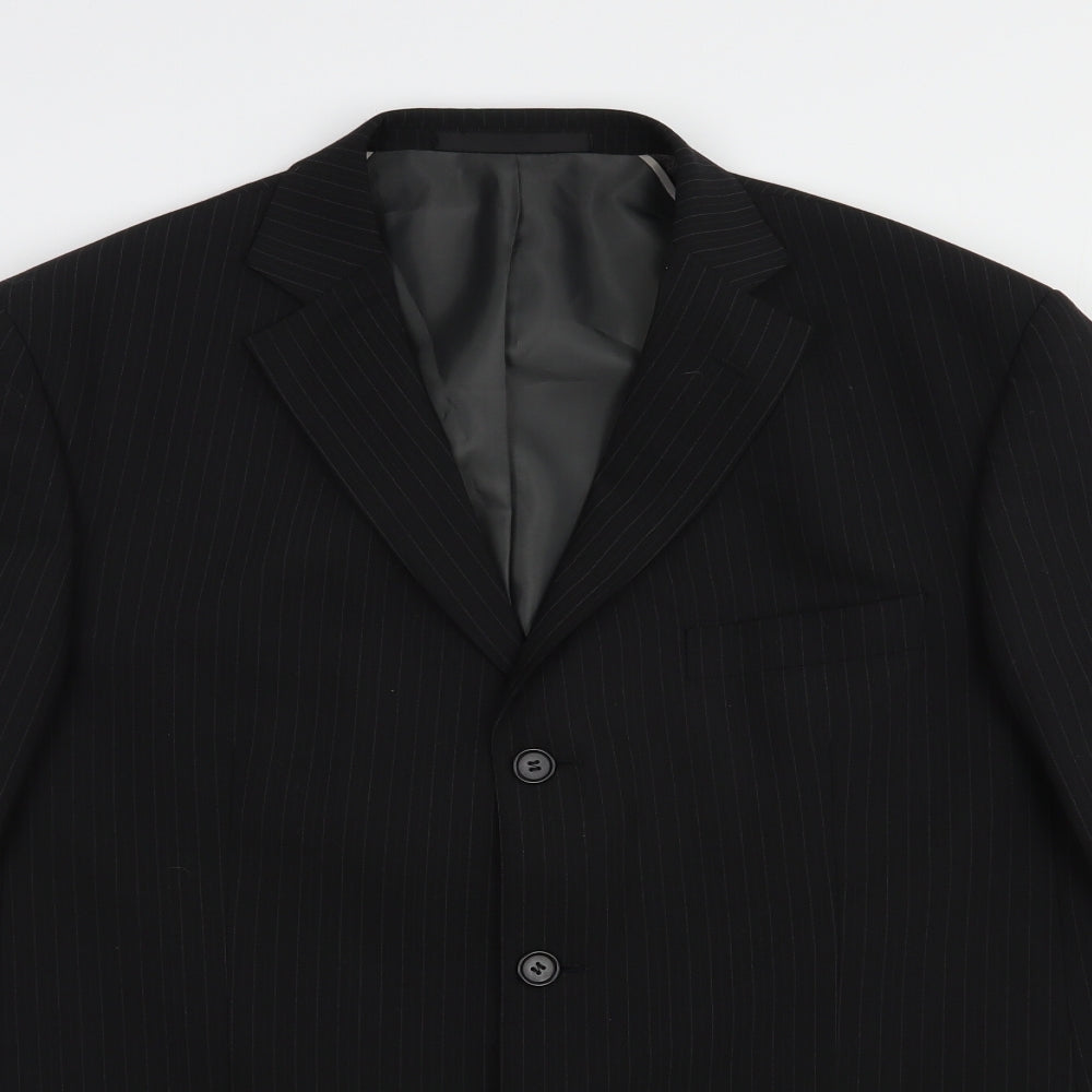 Mens UK Size M Marks and Spencer Regular Black Suit Jacket