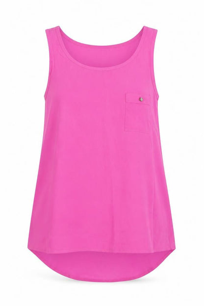 Womens UK Size 8 Atmosphere Pink Basic Tank