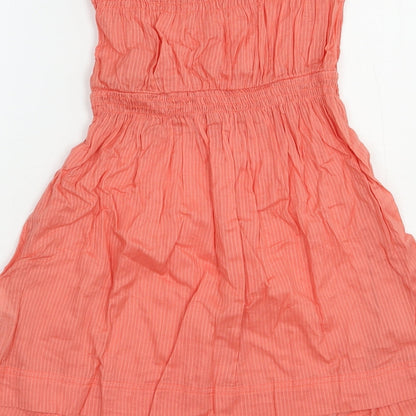 Womens UK Size 10 New Look Orange Basic Blouse