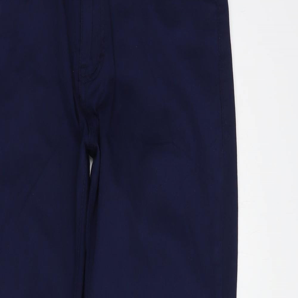 B.S. Jeans Womens Blue  Cotton Straight Jeans Size 30 in L31 in Regular Button