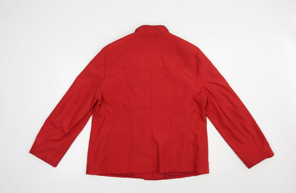 Womens UK Size 16 Eleganze Red Jacket