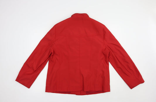 Womens UK Size 16 Eleganze Red Jacket