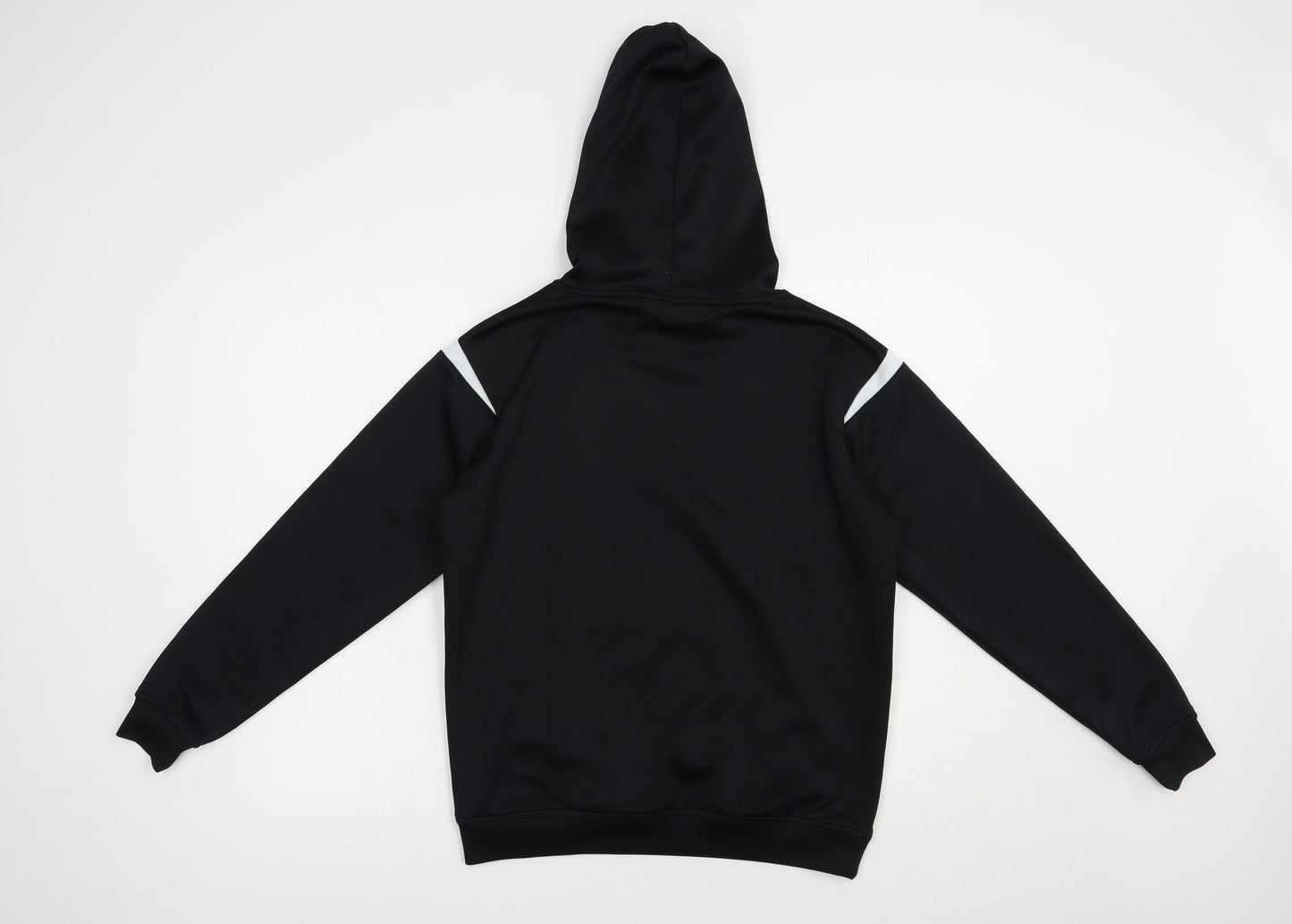 Pendle Mens Black  Polyester Pullover Hoodie Size S