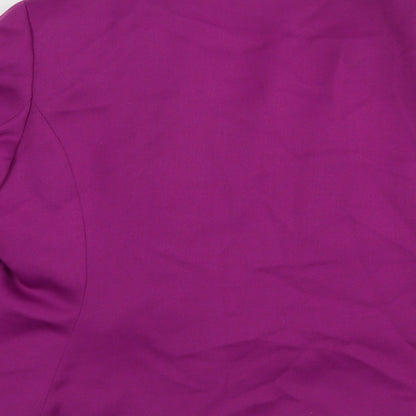 Elle London Womens Purple   Jacket Blazer Size 16  Button