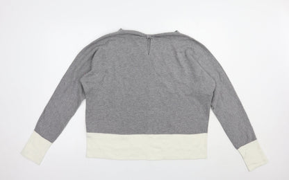 Womens UK Size M Esprit Grey Pullover Jumper