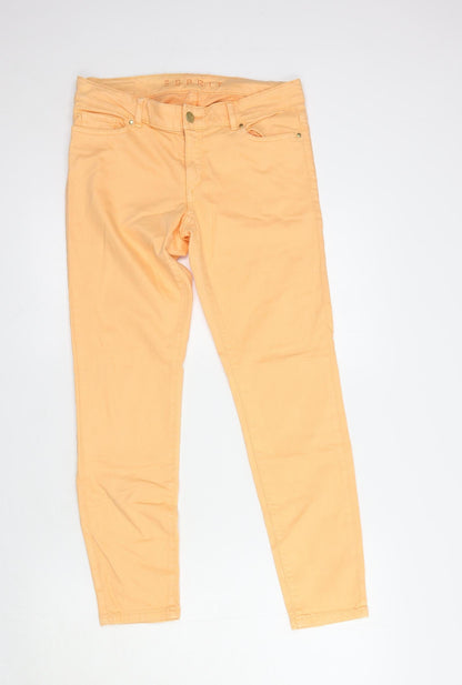 Womens UK Size 30 in Esprit Regular Fit Skinny Orange Jeans