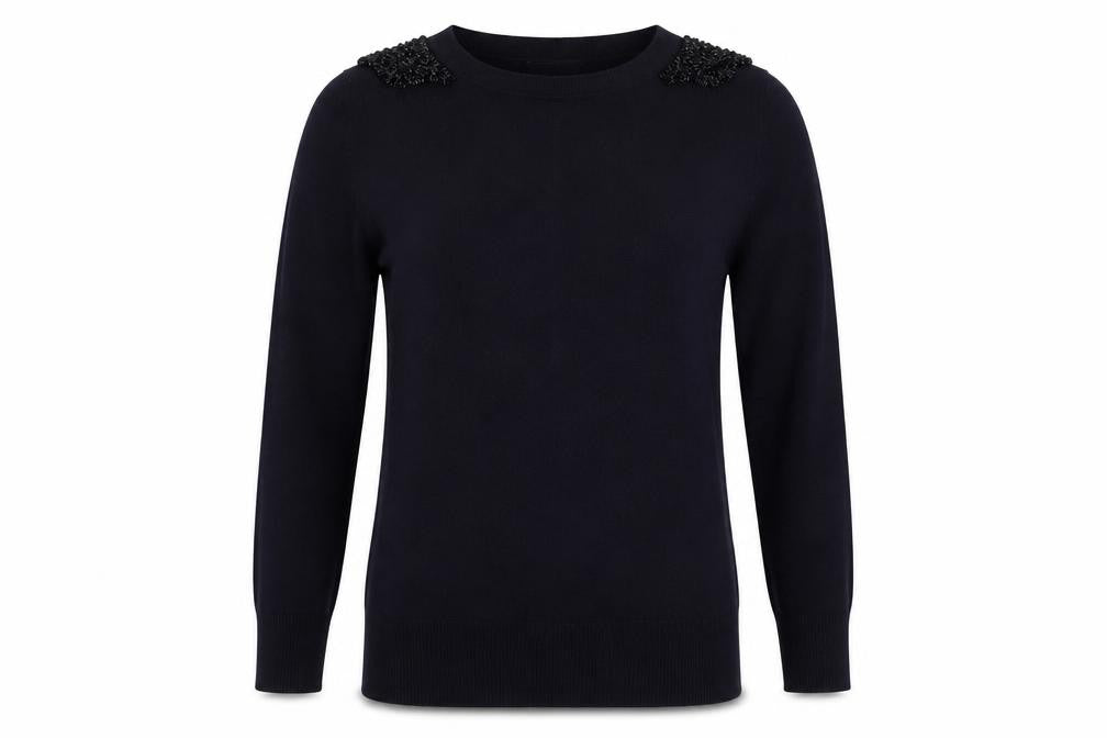 Womens UK Size 12 Warehouse Blue Pullover Jumper