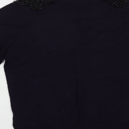 Womens UK Size 12 Warehouse Blue Pullover Jumper