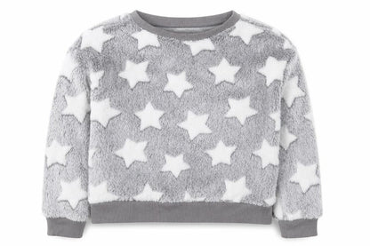 Defiant Boys Grey Geometric Polyester Pullover Sweatshirt Size 5-6 Years  Pullover