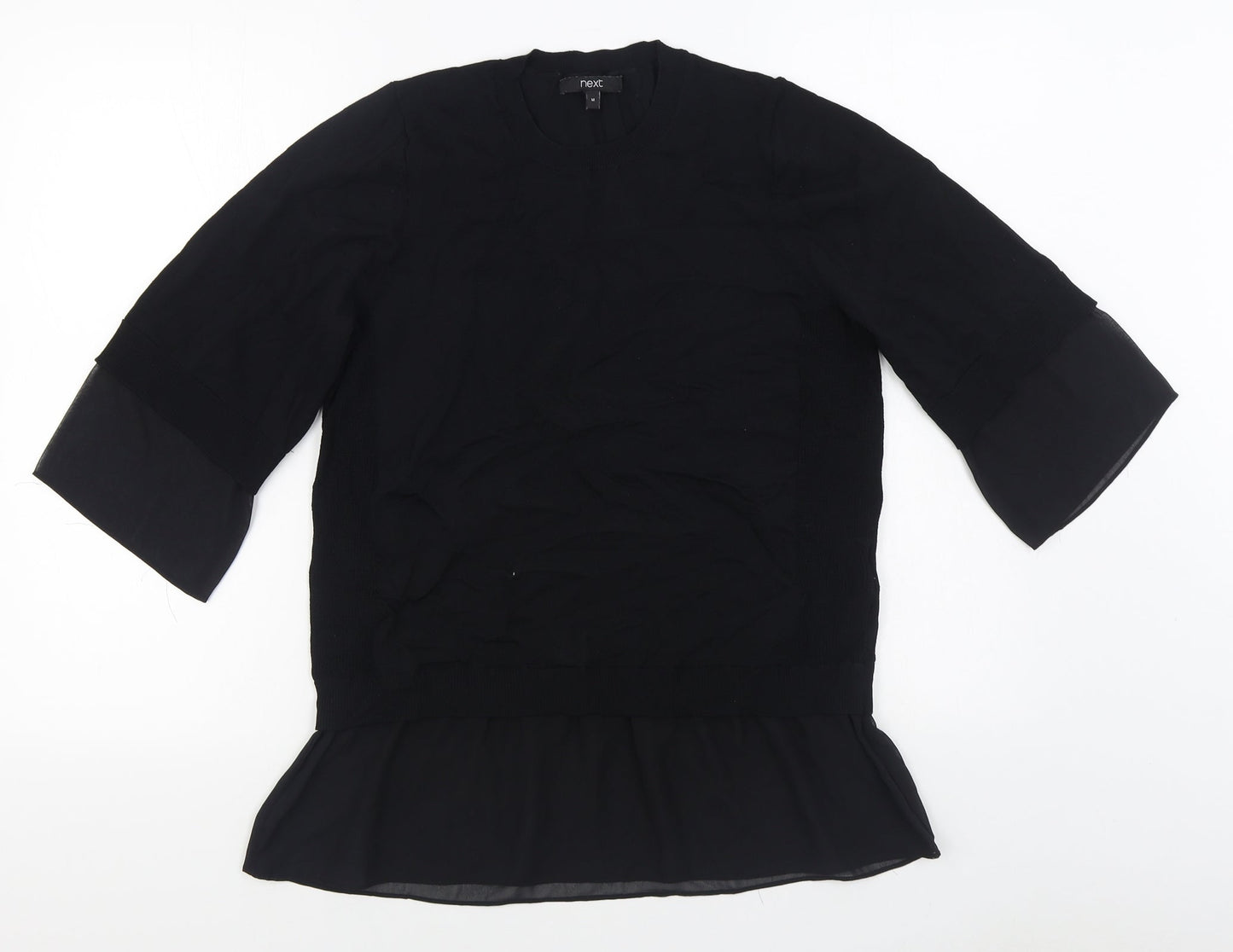 Womens UK Size M NEXT Black Pullover Jumper