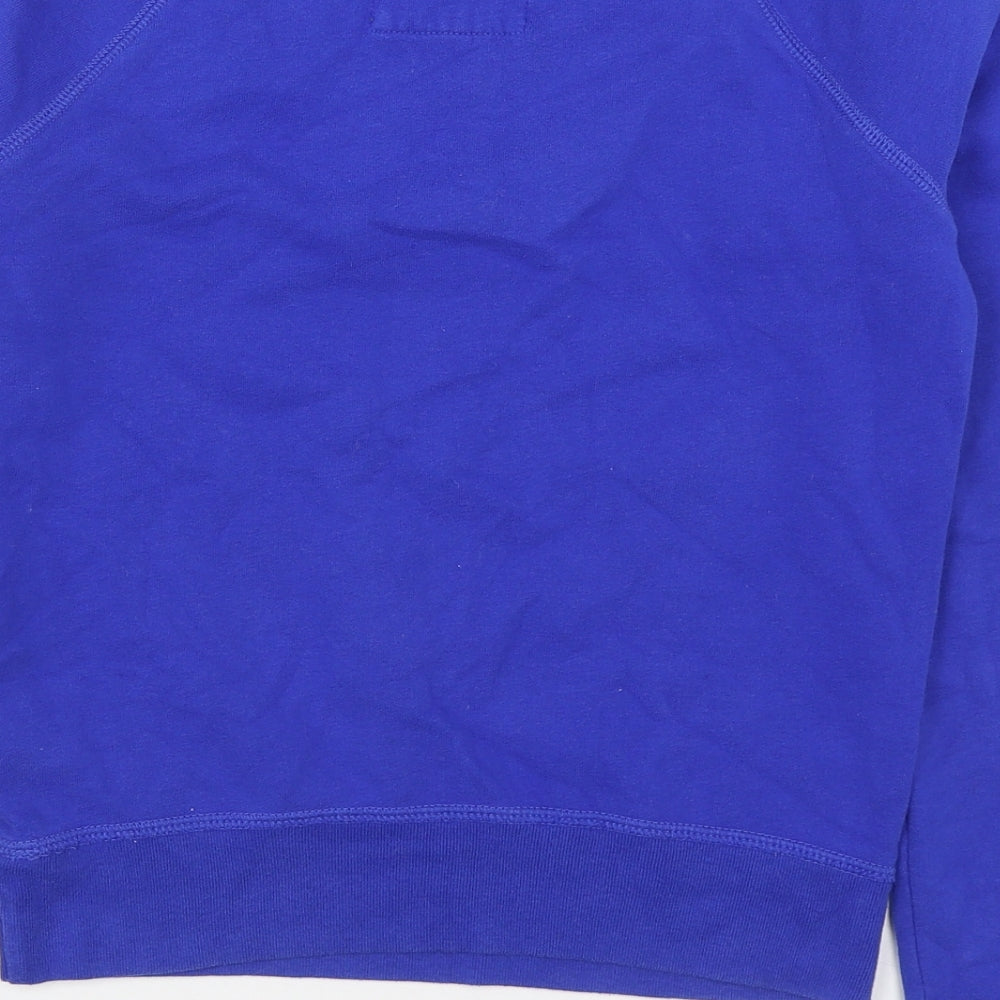 Hollister Womens Blue  Cotton Pullover Sweatshirt Size XS  Pullover