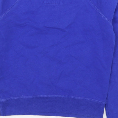 Hollister Womens Blue  Cotton Pullover Sweatshirt Size XS  Pullover
