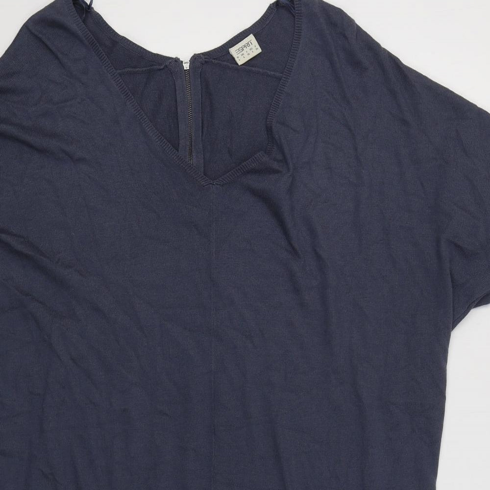 Womens UK Size L Espirit Blue Pullover Jumper