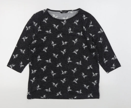 Womens UK Size 10 Tigi Grey Pullover Jumper