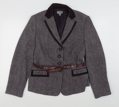 Womens UK Size 14 Oscar B Purple Jacket