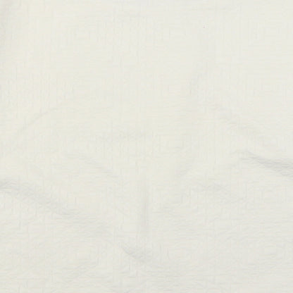 Dorothy Perkins Womens White  Polyester Pullover Sweatshirt Size 18  Pullover