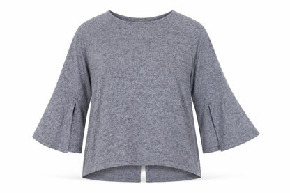COIN 1804 Womens Blue  Rayon Pullover Sweatshirt Size L  Pullover