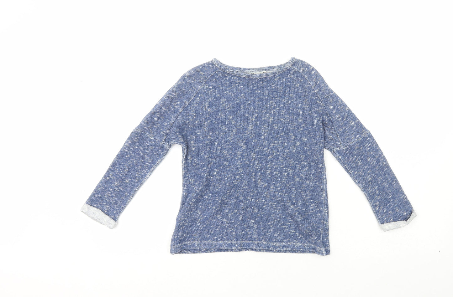 NEXT Girls Blue  100% Cotton Pullover Casual Size 5 Years Crew Neck