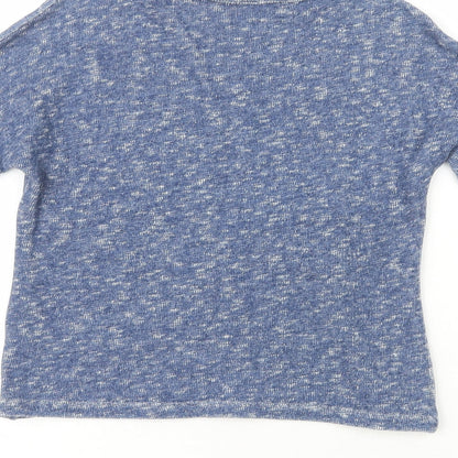 NEXT Girls Blue  100% Cotton Pullover Casual Size 5 Years Crew Neck