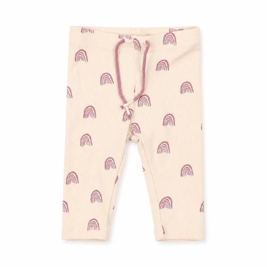 NEXT Girls Pink  Cotton Sweatpants Trousers Size 3-6 Months   - Rainbow