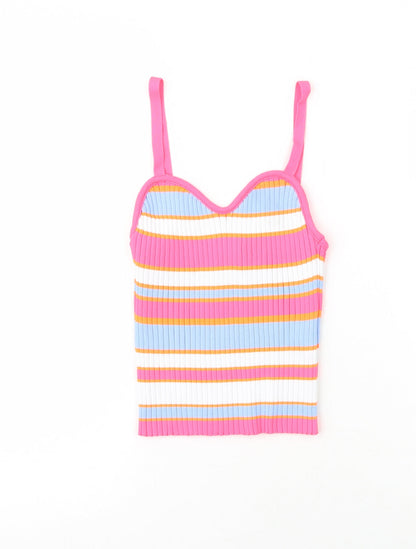 Womens UK Size XS Savida Multicoloured Basic Tank