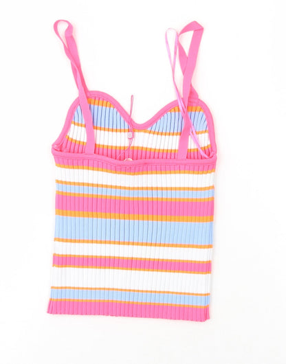 Womens UK Size XS Savida Multicoloured Basic Tank