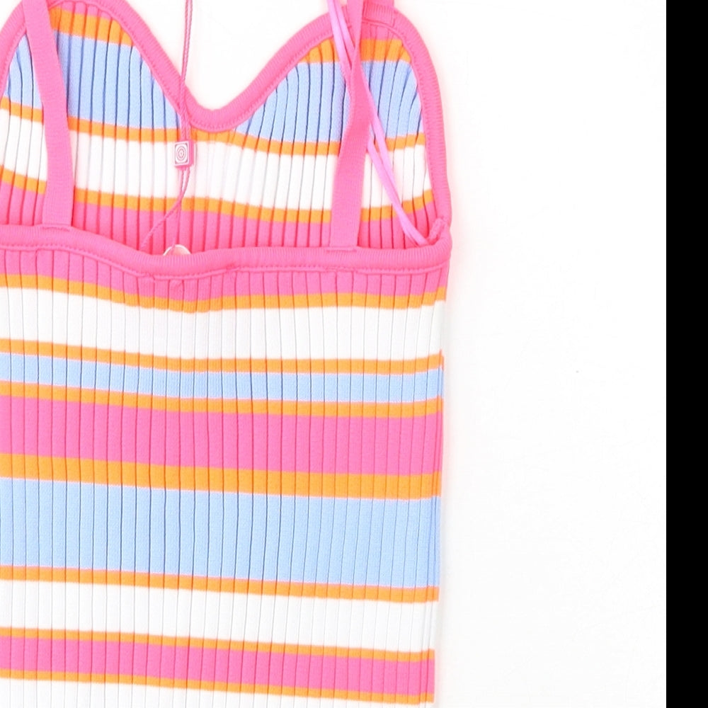 Womens UK Size XS Savida Multicoloured Basic Tank