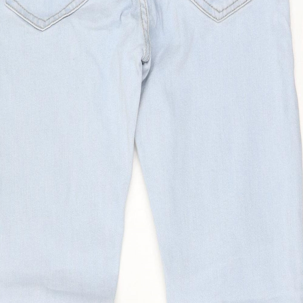 Denim & Co. Womens Blue  Cotton Skinny Jeans Size 30 L30 in Regular
