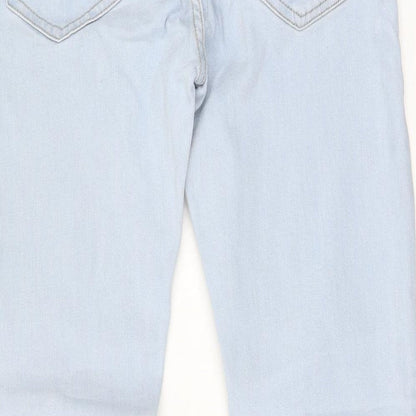 Denim & Co. Womens Blue  Cotton Skinny Jeans Size 30 L30 in Regular
