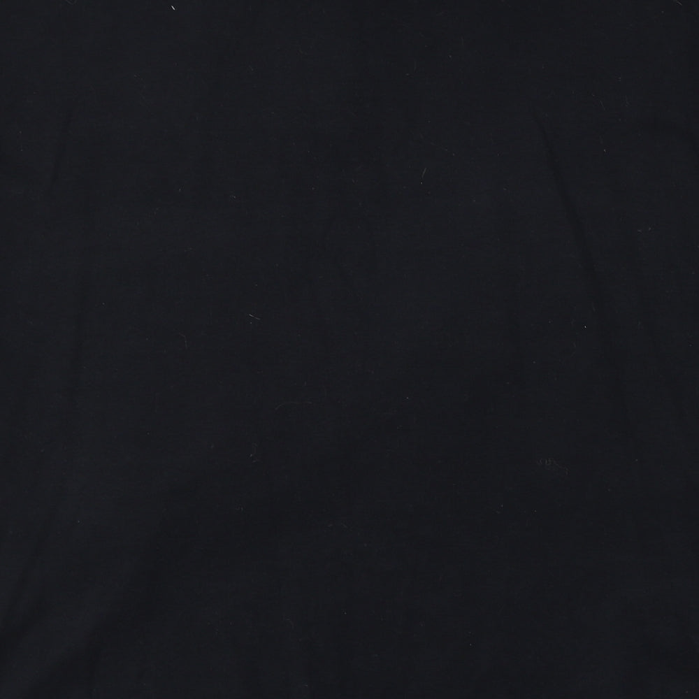 Cedar Wood State Mens Black  Polyester  Polo Size L Collared