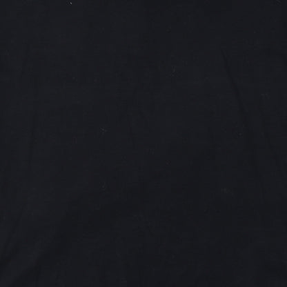 Cedar Wood State Mens Black  Polyester  Polo Size L Collared