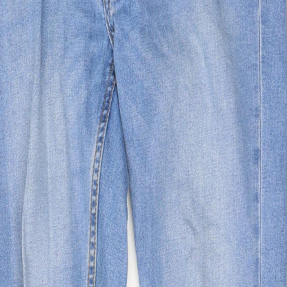 Dont Think Twice Womens Blue  Cotton Straight Jeans Size 32 L32 in Regular