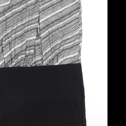 Quiz Womens Grey  Polyester Bodycon  Size 16  Round Neck